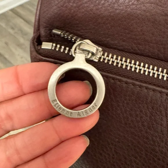 Etienne aigner Elegant Brown Leather Tote Bag - Picture 5 of 16